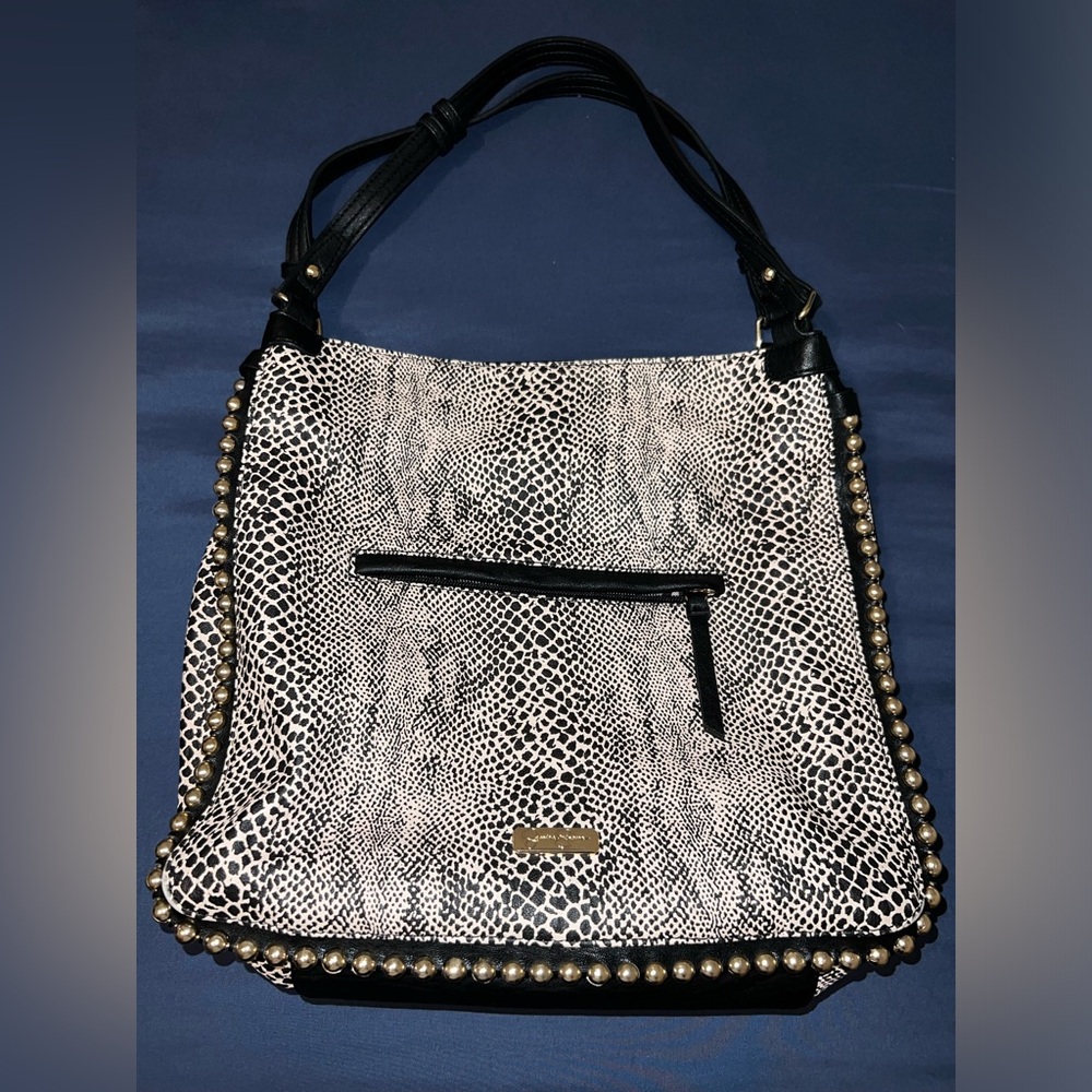 Jessica Simpson large shoulder bag. Snakeskin. Like new, no stains, no rips.
